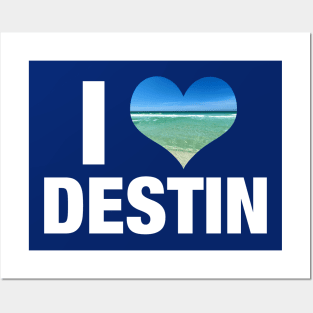 I Love Destin Florida Posters and Art